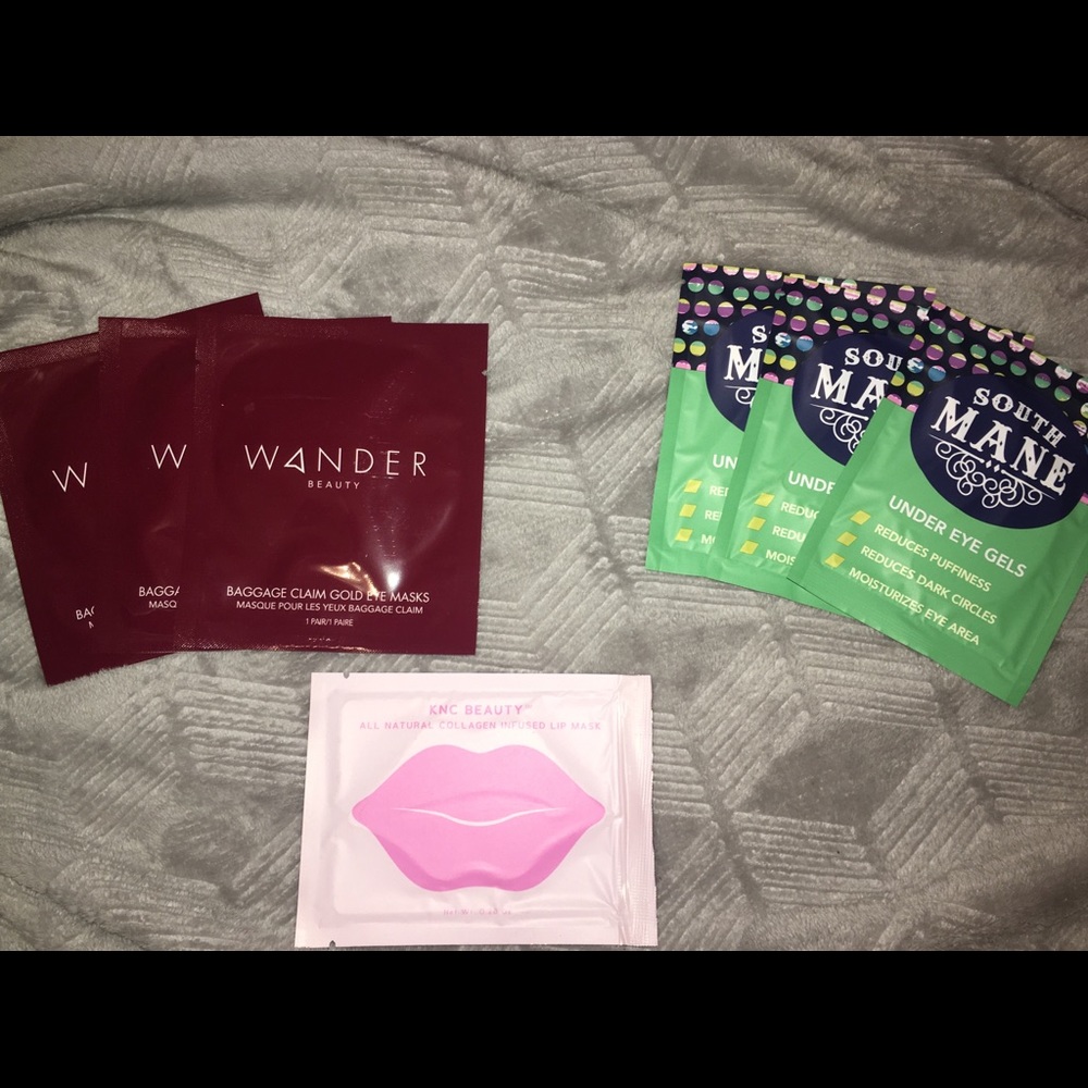 Wander Beauty, KNC Beauty, and South Mane masks